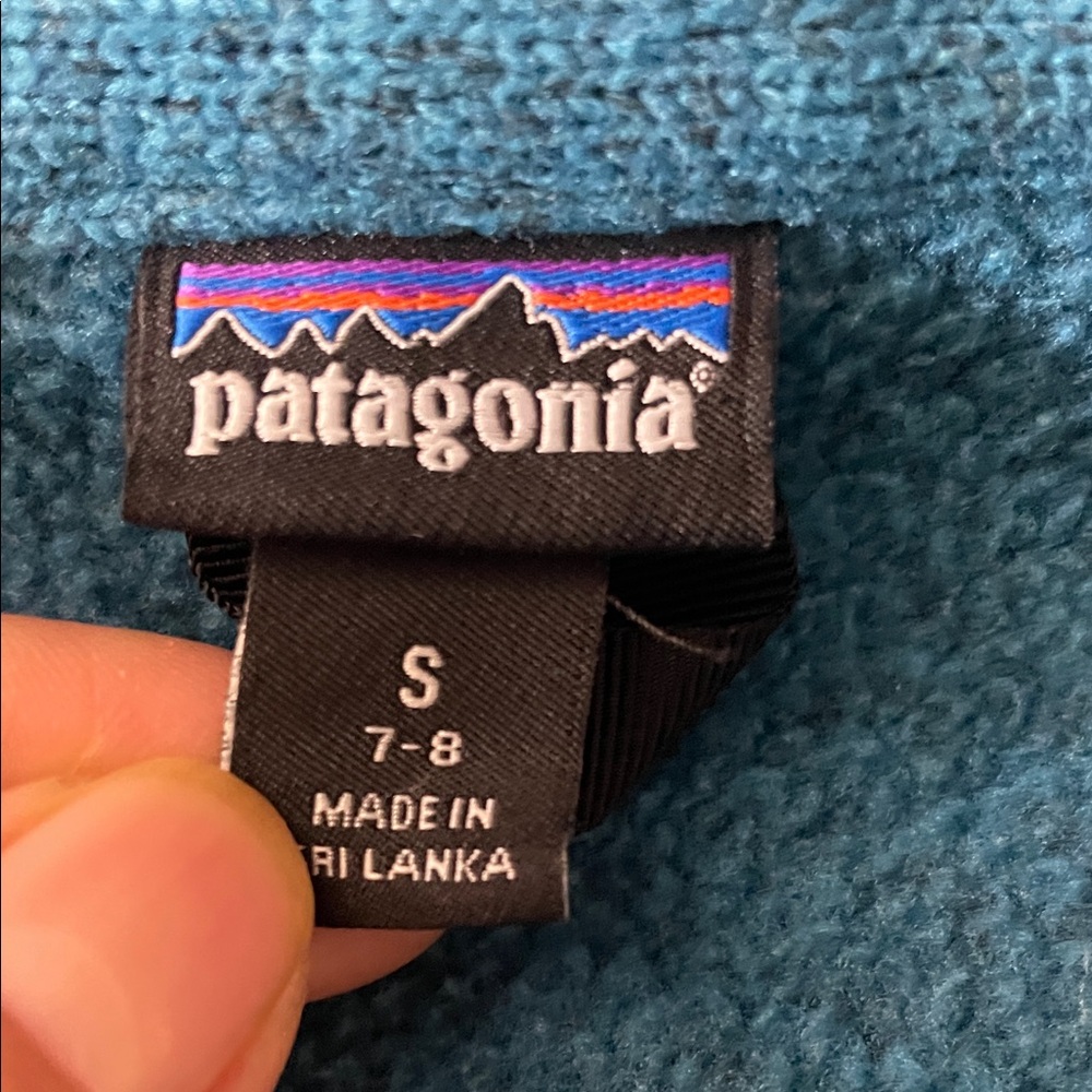 Patagonia Teal Kids Pea Coat - Picture 8 of 8